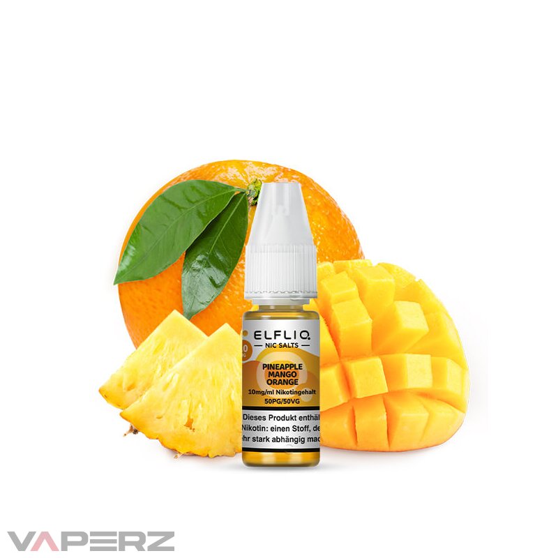 Elfliq by Elfbar Pineapple Mango Orange Nicsalt Li...