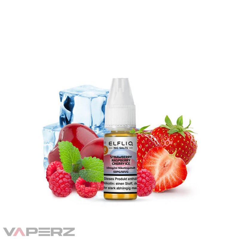 Elfliq by Elfbar Strawberry Raspberry Cherry Ice N...