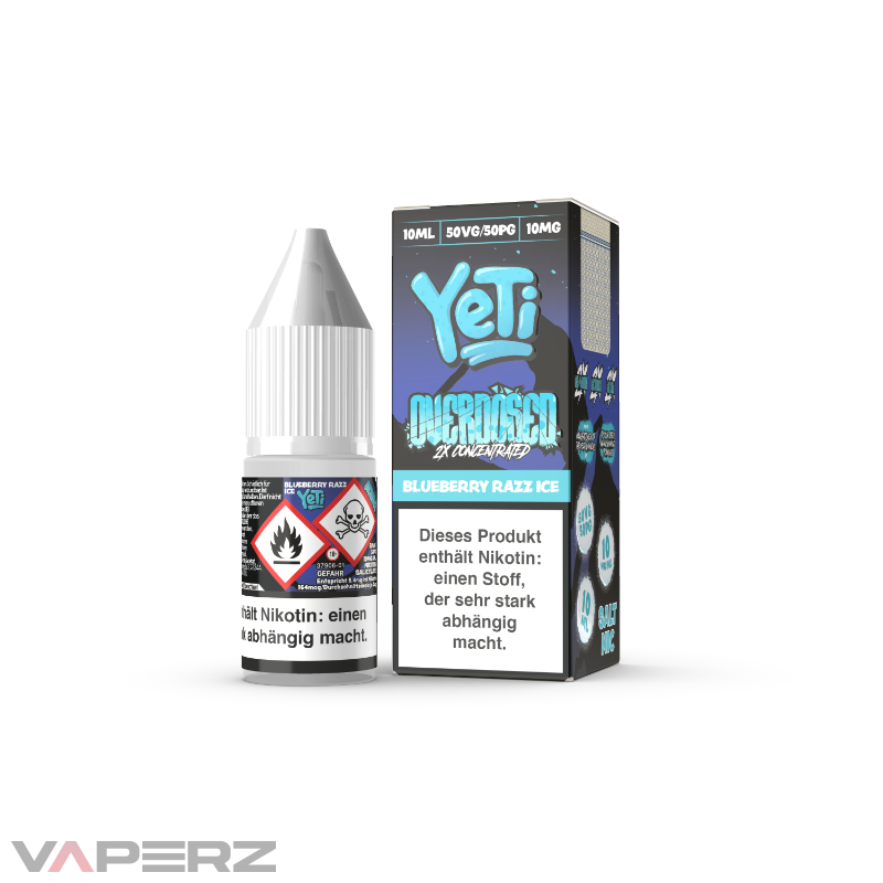 Yeti Overdosed Blueberry Razz Ice Salt Liquid