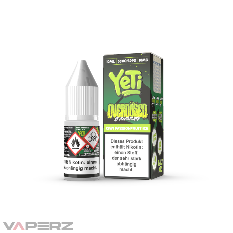 Yeti Overdosed Kiwi Passionfruit Ice Salt Liquid