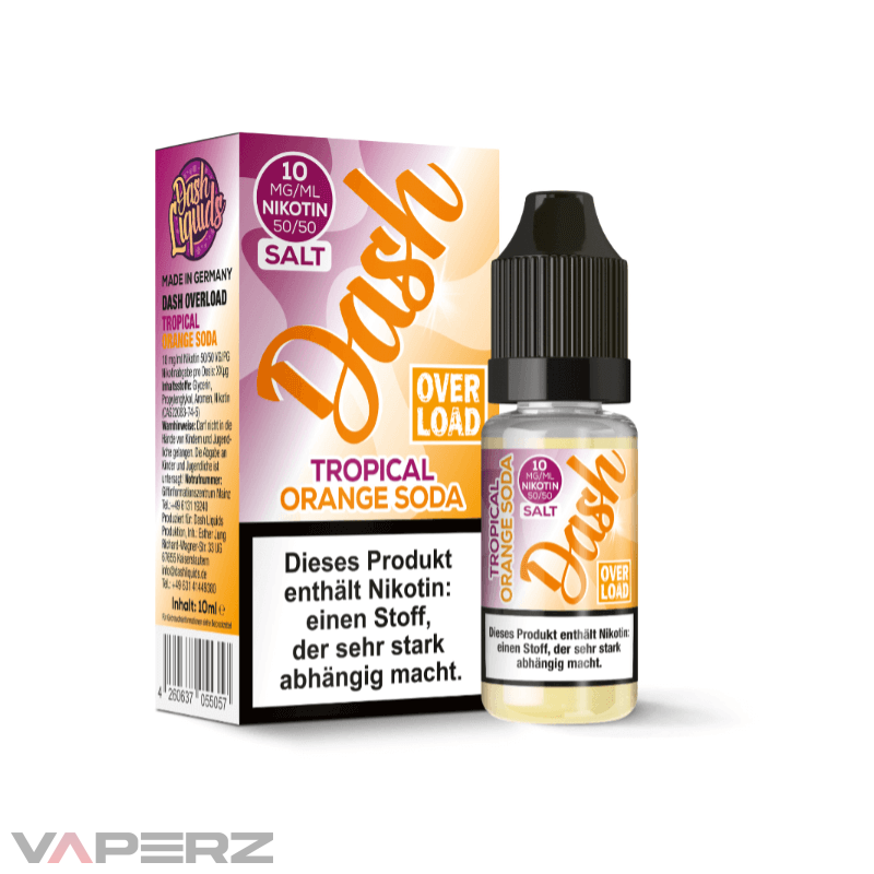 Dash Overload Tropical Orange Soda Salt Liquid