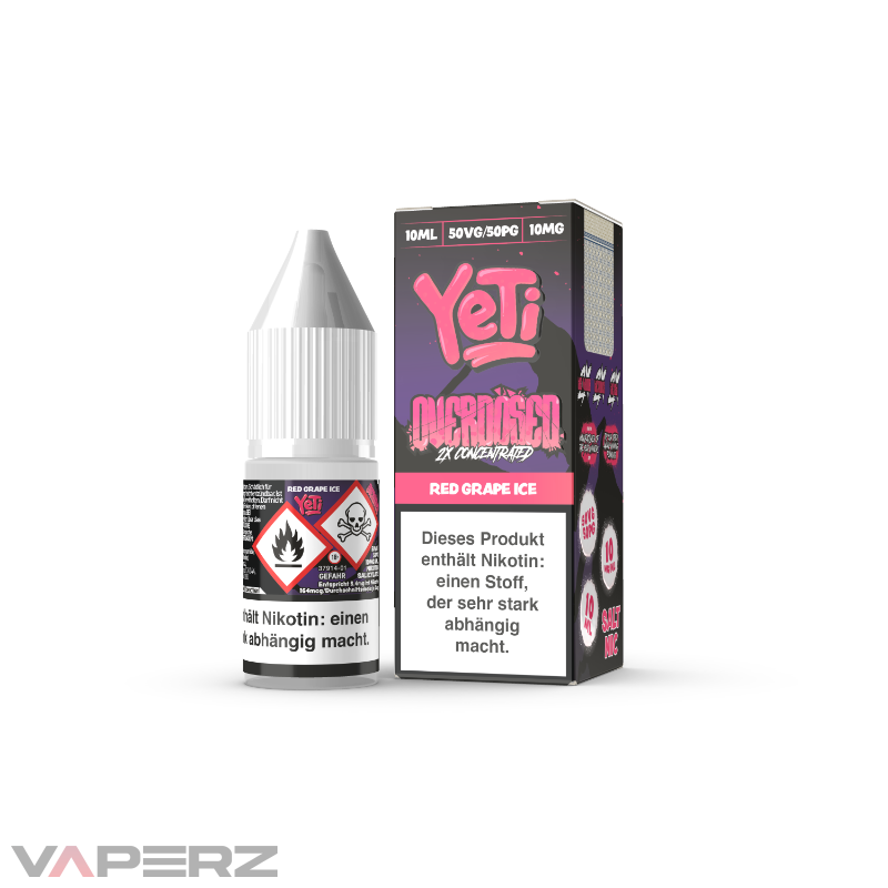 Yeti Overdosed Red Grape Ice Salt Liquid