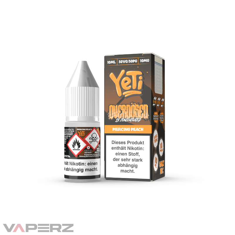 Yeti Overdosed Piercing Peach Salt Liquid