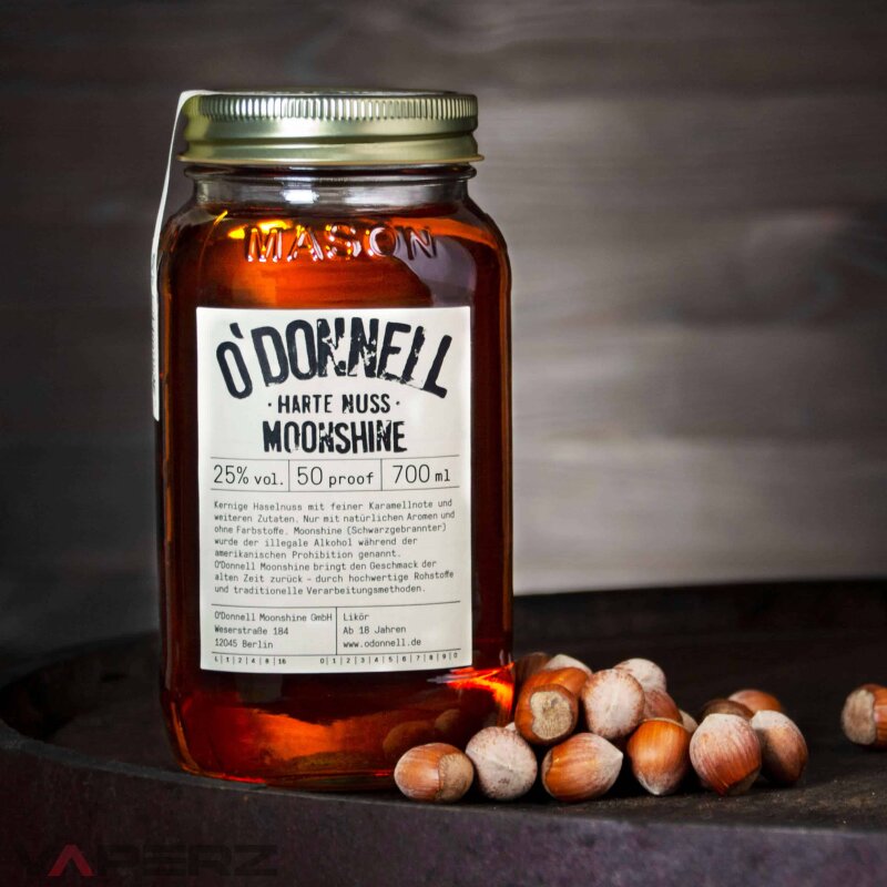 O'Donnell Moonshine Harte Nuss 25% Vol.